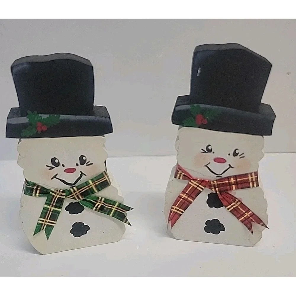Christmas Wooden Snowman Decoration‎ 4
